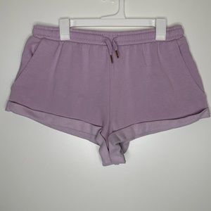 Weworewhat purple sweat short XL
